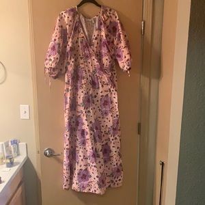 Long floral dress